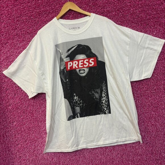 Cardi B Press rap Tshirt size 3XL - Picture 3 of 4